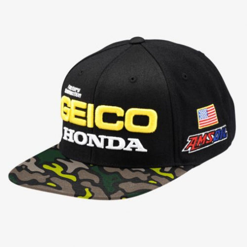 Hat Snapback Podium Geico Honda Camo