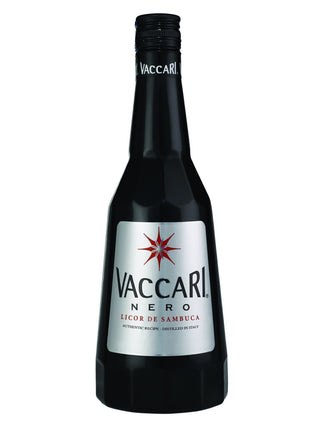 Licor de anis Sambuca Vaccari negro 